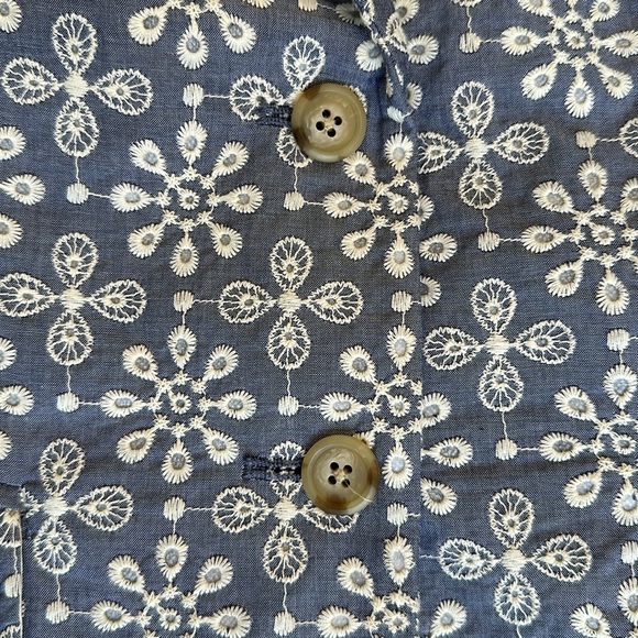 Lord &Taylor Cotton Summer Blazer - Picture 8 of 10